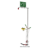 Floor Mount, Open ABS Bowl, Self-Draining Hughes Combination Shower, Stainless Steel Pipe - SD18GS75G