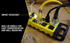 Yellow Jacket POWERSTRIP, YJ 8-OUT METAL 2.4USB 6' 4/BX