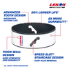 LENOX Bi-Metal Speed Slot Hole Saw With T3 Technology, 6", Red