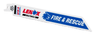 LENOX General Purpose Reciprocating Saw Blade With Power Blast Technology, Bi-Metal, 8-Inch, 10/14 TPi, 5/Pk