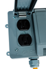 Southwire RT Angle Quad 6ft 12/3 SJTW Right Angle GFCI w/Circuit Breakers 15A 120V1800W - UL and CSA Listed 3/BX