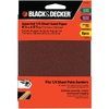 BLACK+DECKER 1/4 Sheet Sandpaper- Assortment