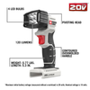 PORTER CABLE 20V MAX Bare Tool LED Light