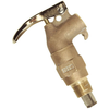 Brass Safety Drum Faucet, Internal Flame Arrester, Rigid, 3/4" Bung