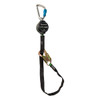 SafeWaze Latitude Pro 7' Tie-Back Single Web SRL: Alu Carabiner, 40" Tie-back