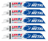 LENOX Lazer Metal Cutting Reciprocating Saw Blade, Bi-Metal, 6-Inch, 14 TPi, 5/Pk