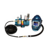 Allegro Two-Worker Deluxe Shield & Welding Helmet System, 50' Airline Hose & ADF