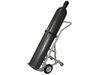 Single Cylinder Hand Truck, 8" Semi-Pneumatic Wheels, Rear Casters - 35004