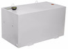 JOBOX 100 Gallon White Rectangular Steel Liquid Transfer Tank for Trucks
