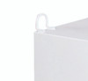 JOBOX 100 Gallon White Rectangular Steel Liquid Transfer Tank for Trucks