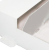 JOBOX 100 Gallon White Rectangular Steel Liquid Transfer Tank for Trucks