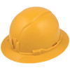 Hard Hat, Non-Vented, Full Brim Style, Yellow