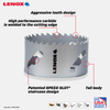 LENOX Carbide Hole Saw, 3 3/8-Inch86 Mm)