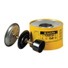 2 Quart Steel Plunger Dispensing Can, Perforated Pan Screen Serves as Flame Arrester, Yellow - 10218