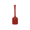 5 Gallon Heavy Duty Cigarette Butt Can, Plastic Topper, Steel Base and Neck, Red - 26811R