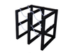 2 Wide by 2 Deep, Gas Cylinder Storage Rack, 4 Cylinder Capacity, Steel - 35106