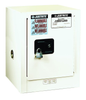 4 Gallon, 1 Shelf, 1 Door, Manual Close, Flammable Cabinet, Sure-Grip® EX Countertop, White - 890405