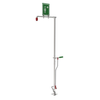 Floor Mount, Self-Draining Hughes Drench Shower, Stainless Steel Pipe - SD18GS