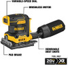 DEWALT 20V MAX* XR Brushless Cordless 1/4 Sheet Variable Speed Sander (Tool Only)