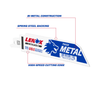 LENOX Lazer Metal Cutting Reciprocating Saw Blade, Bi-Metal, 6-Inch, 14 TPi, 50/Pk