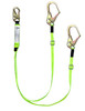 SafeWaze PRO 4'-6' Adjustable Energy Absorbing Lanyard: Dual Leg, Rebar Hooks