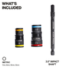 4-in-1 Impact Rated Flip Socket Set, Metric