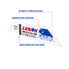 LENOX RECIPS-BARCODE OSB414R 4X3/4X035X14 50PK