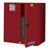 60 Gallon, 2 Drum Vertical, 1 Shelf, 2 Doors, Self Close, Safety Cabinet With Drum Rollers, Sure-Grip® EX, Red - 899071