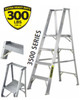 12FT Aluminum Platform Step Ladder 300LB