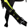 SafeWaze PRO Construction Harness: 1D, QC Chest, TB Legs, Fixed Waist Pad  (2X)