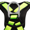 SafeWaze PRO Construction Harness: 1D, QC Chest, TB Legs, Fixed Waist Pad  (2X)