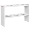 Heavy Duty Adjustable 2 Shelf Unit, 52 in x 34 in x 13-1/2 in