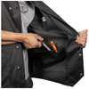 Flame-Resistant Welding Jacket with Removable Welding Sleeves, XL