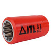 Jameson 1000V Insulated Socket, 1/2" drive x 17mm