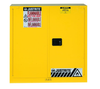 40 Gallon, 3 Shelves, 2 Doors, Self Close, Paint Safety Cabinet, Sure-Grip® EX, Yellow - 893030