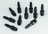 Replacement 1/8" MNPT Black Fitting With 1/4" Hose Barb Plug, for VaporTrap™, 10-Pack - 12963
