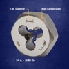 IRWIN DIE 1/4"-28NF 1" HEX  (P/N 6523ZR)