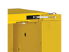 12 Gallon, 1 Shelf, 1 Door, Self Close, Flammable Cabinet, Sure-Grip® EX Compac, Yellow - 891220