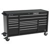 67IN PWR WORKSTATION-GLOSS BLK