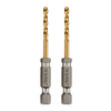 1/8IN TITANIUM IR DRILL BIT - 2PC