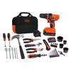BLACK+DECKER 68pc Project Kit with 20V Lithium Drill/Driver