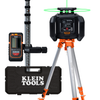 Green Rotary Laser Level, Self-Leveling with Plumb Spot and Tripod