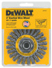DEWALT 4" x 5/8"-11 HP .020 Carbon Stringer Wire Wheel  (P/N DW4930)