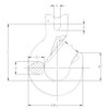 SLING HOOK,CLEVIS STYLE,PL,3/4" W/LATCH