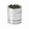 3/8" Drive 6 Point Standard SAE Socket 1"