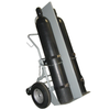 Double Cylinder Hand Truck With Firewall, 16" Pneumatic Wheels, Rear Casters - 35044
