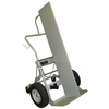 Double Cylinder Hand Truck With Firewall, 16" Pneumatic Wheels, Rear Casters - 35044