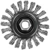 DEWALT 4" TWISTED WIRE WHEEL STAINLESS STEEL 5/8"-11  .020  6/bx