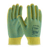 Kut Gard® 08-K350PDD Heavy Weight Cut Resistant Gloves, Size L, Yellow, ANSI A3
