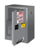 12 Gallon, 1 Shelf, 1 Door, Manual Close, Flammable Cabinet, Sure-Grip® EX Compac, Gray - 891203